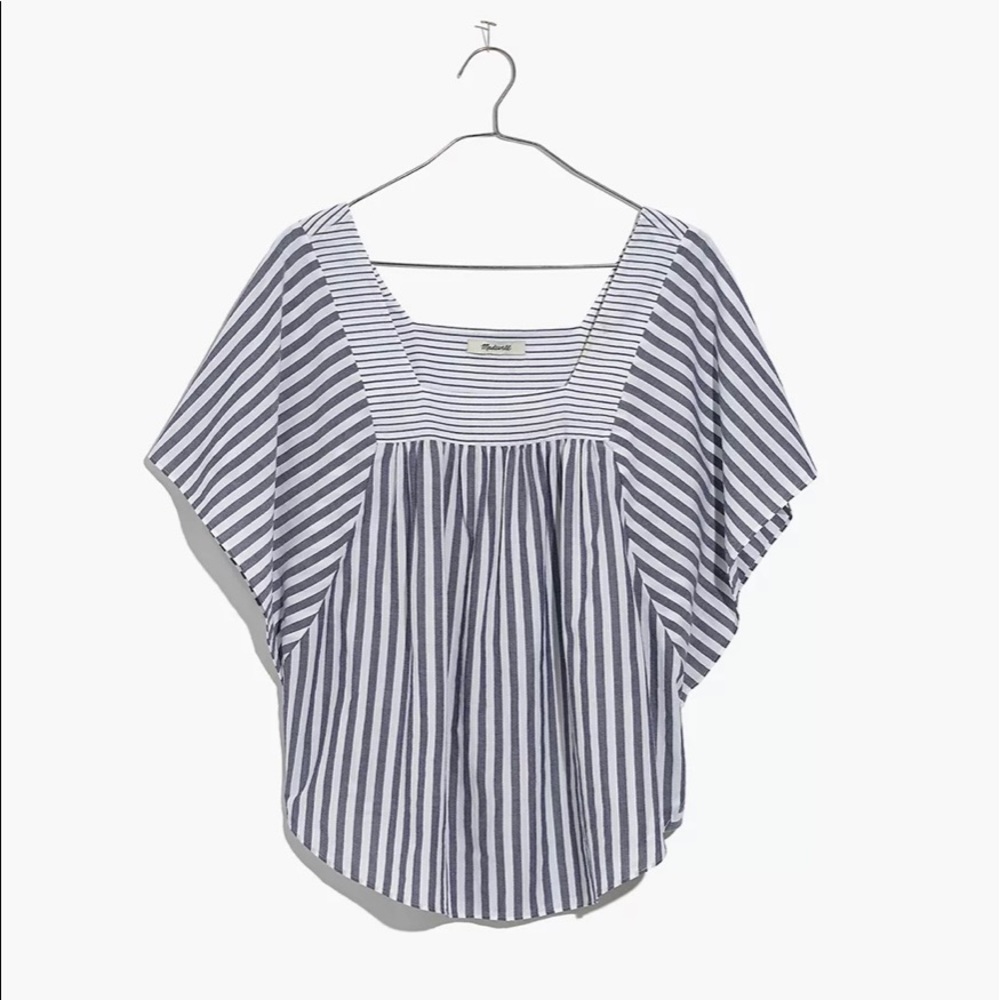Madewell Butterfly top in stripe play